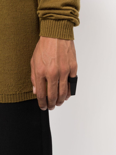 Rick Owens Trunk geometric ring outlook