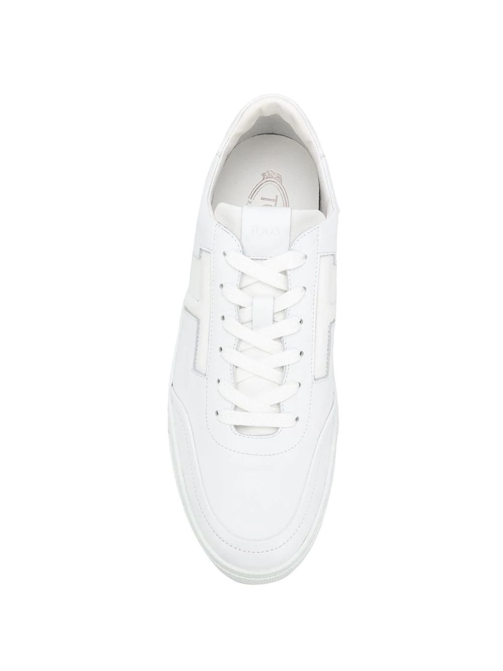 lace-up side monogram sneakers - 4