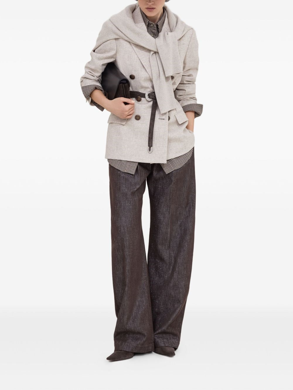 Wool checked shirt - 2