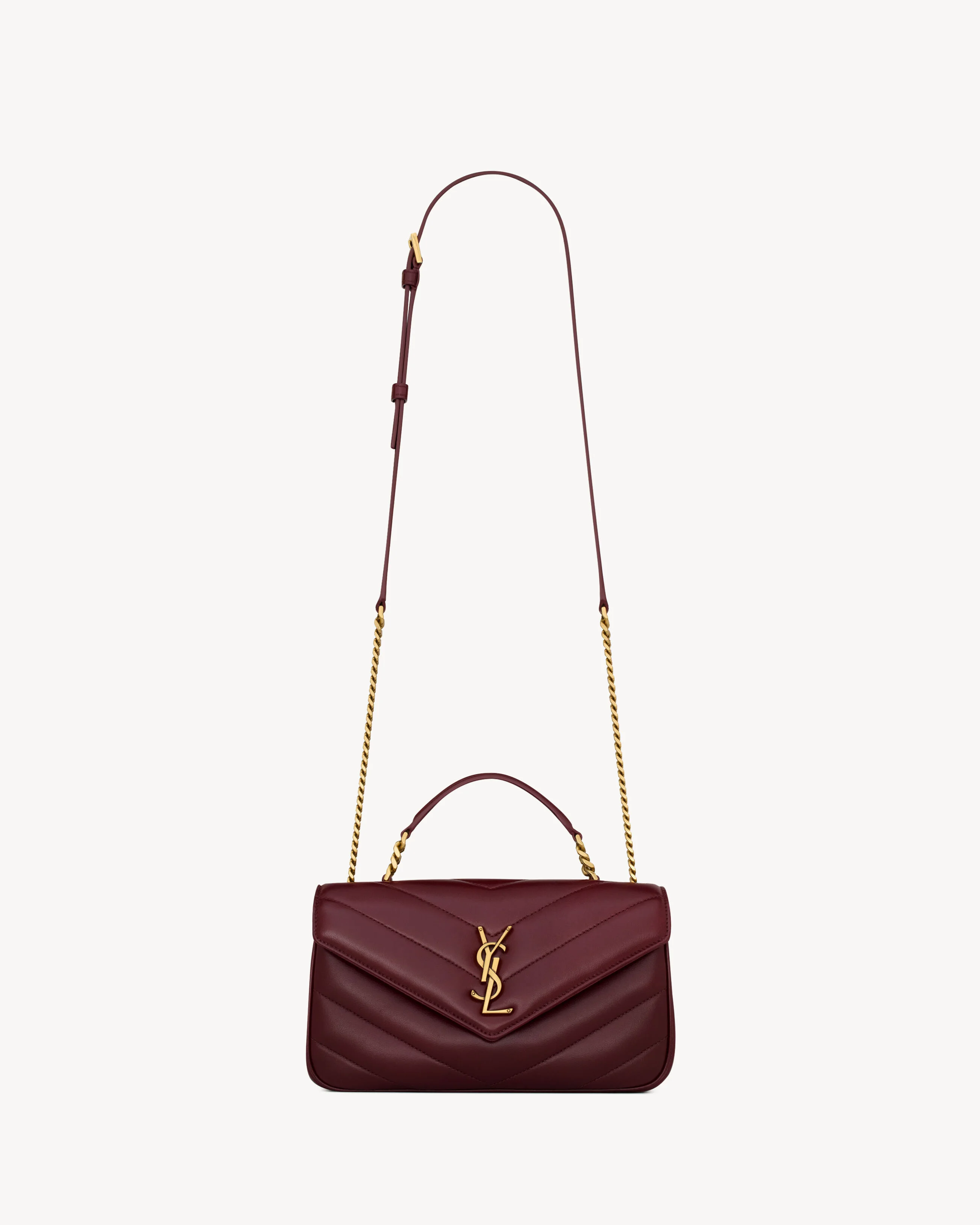 LOULOU TOP-HANDLE IN MATELASSÉ LAMBSKIN - 1
