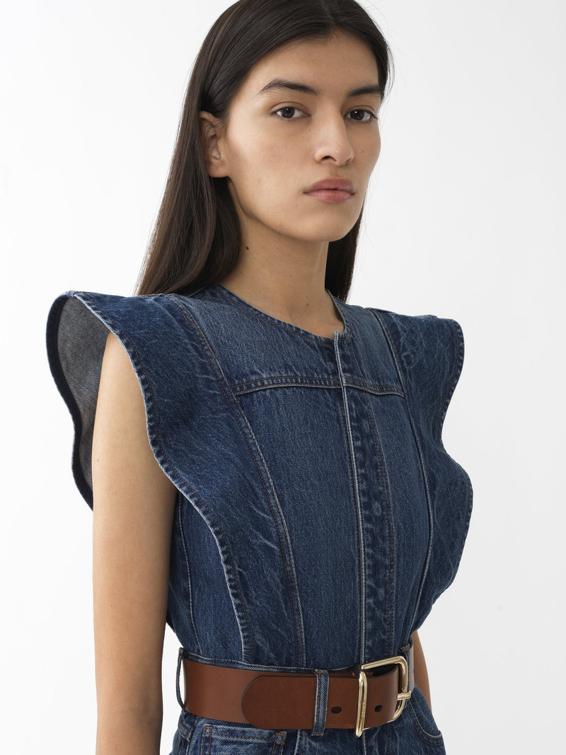 ANKLE-LENGTH FLARED DRESS 6