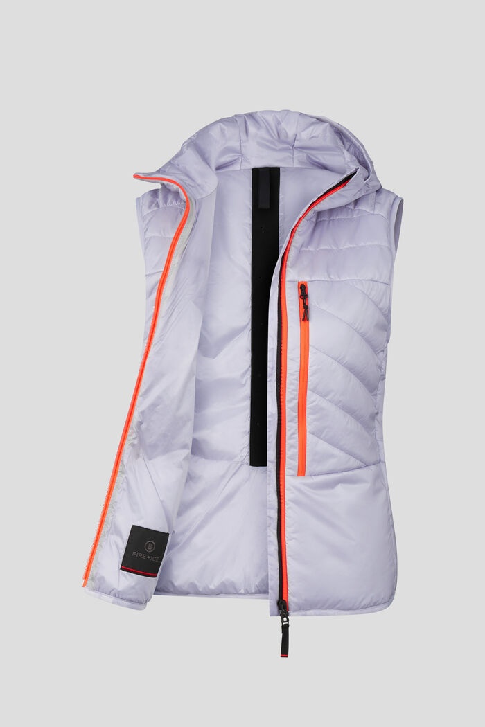 Lea Quilted vest in Lilac - 7