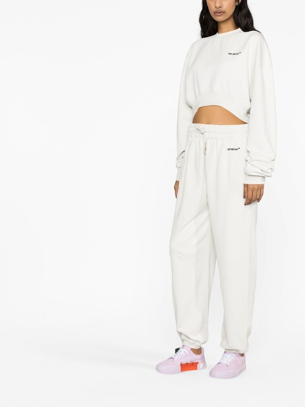 logo-embroidered track pants - 4