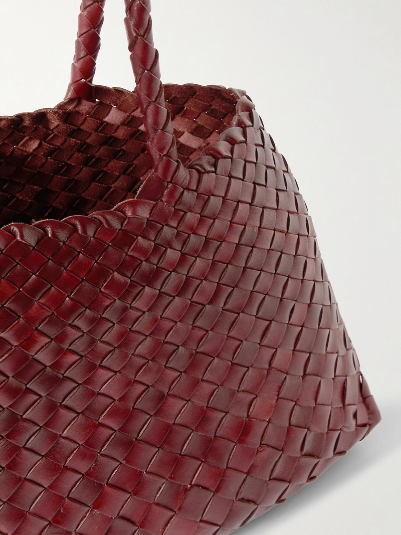 Santa Croce Big Woven Leather Tote Bag 4