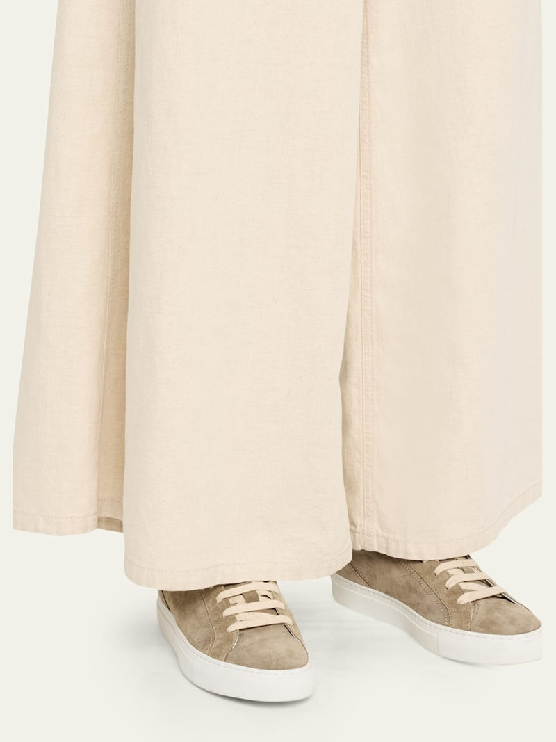 Brunello Cucinelli Monili Suede Low-Top Sneakers outlook