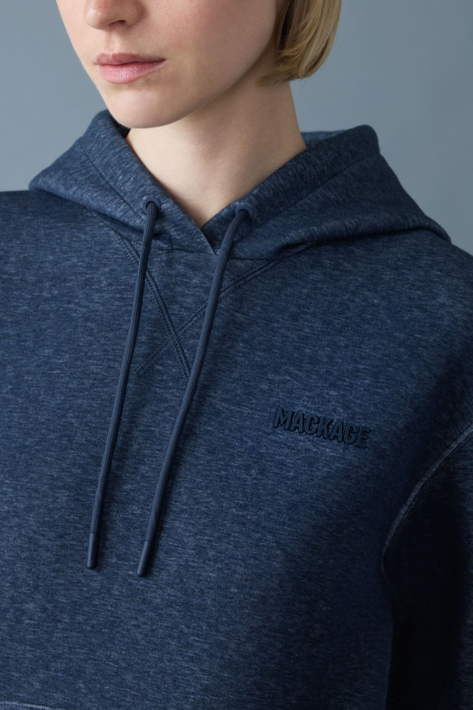 KRYSTIANA Double-face Jersey hoodie - 5