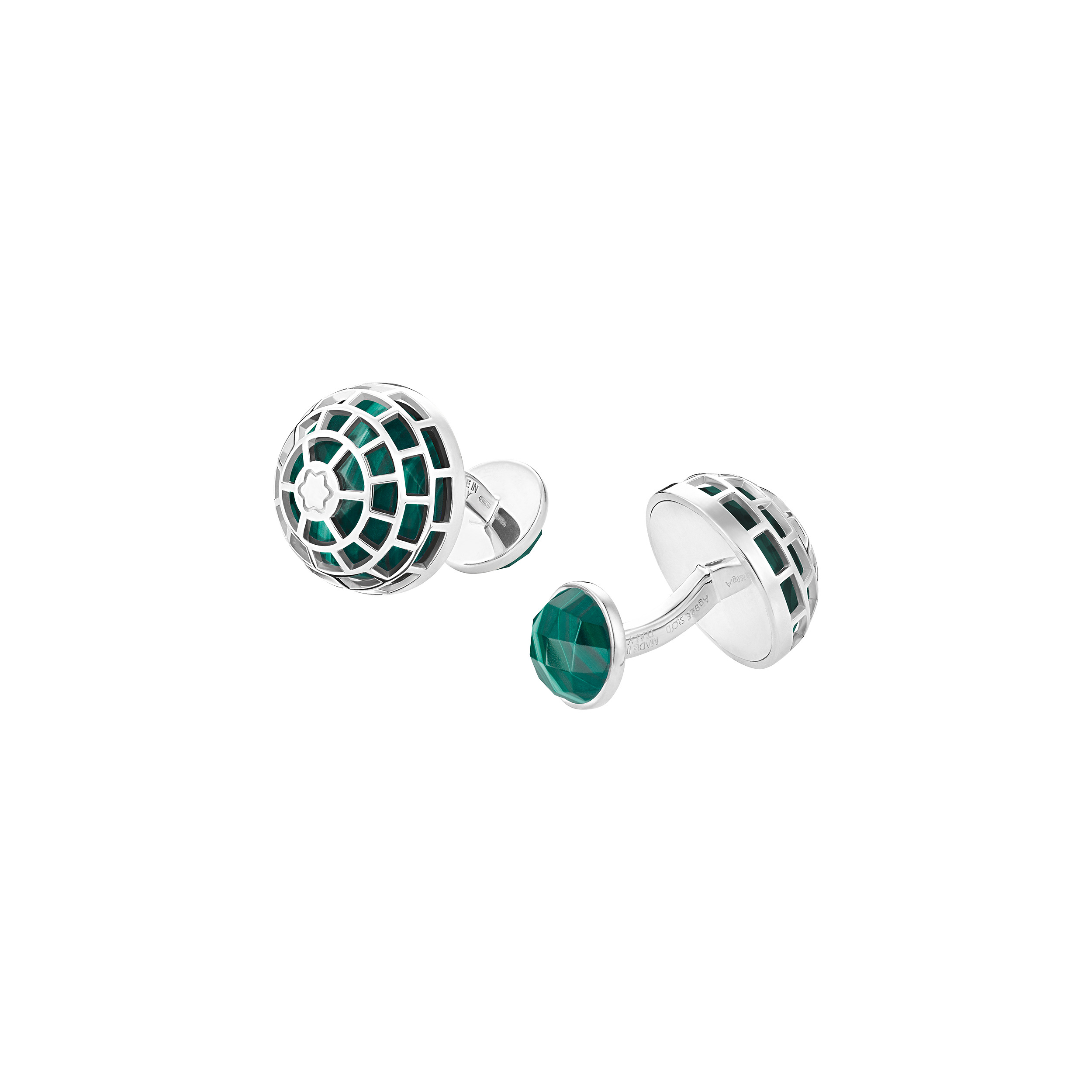 Montblanc Meisterstück Cufflinks with Malachite stone - 2