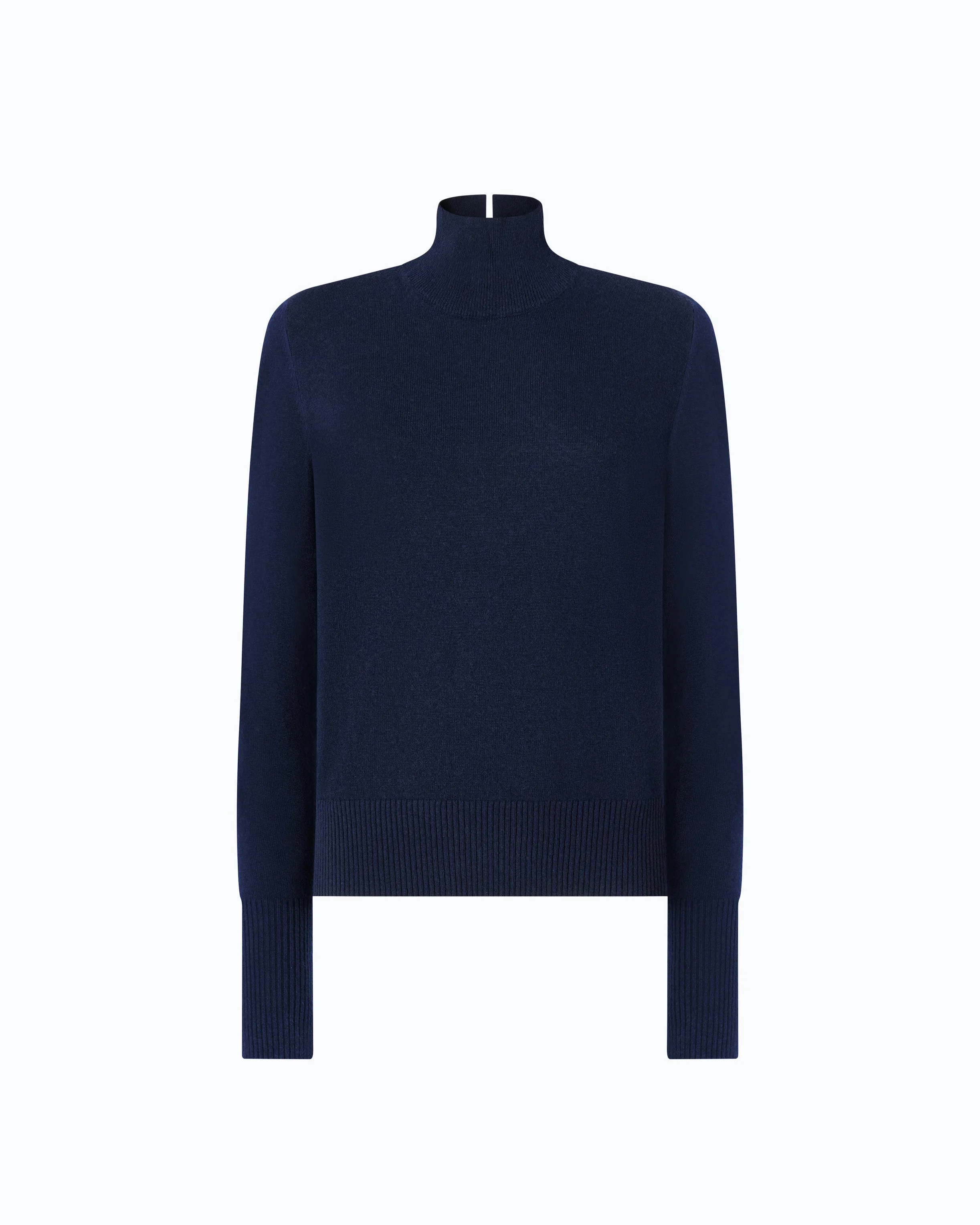 WOOL AND CASHMERE TURTLENECK SWEATER - 1