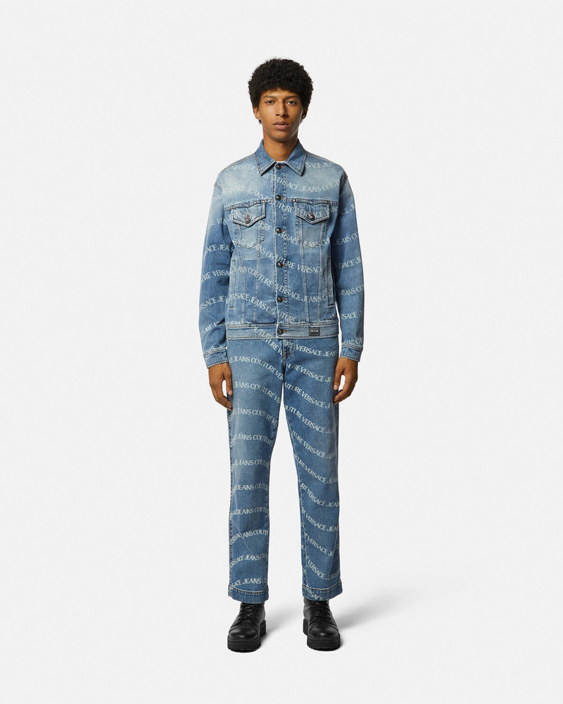 VERSACE JEANS COUTURE Logowave Denim Jacket outlook