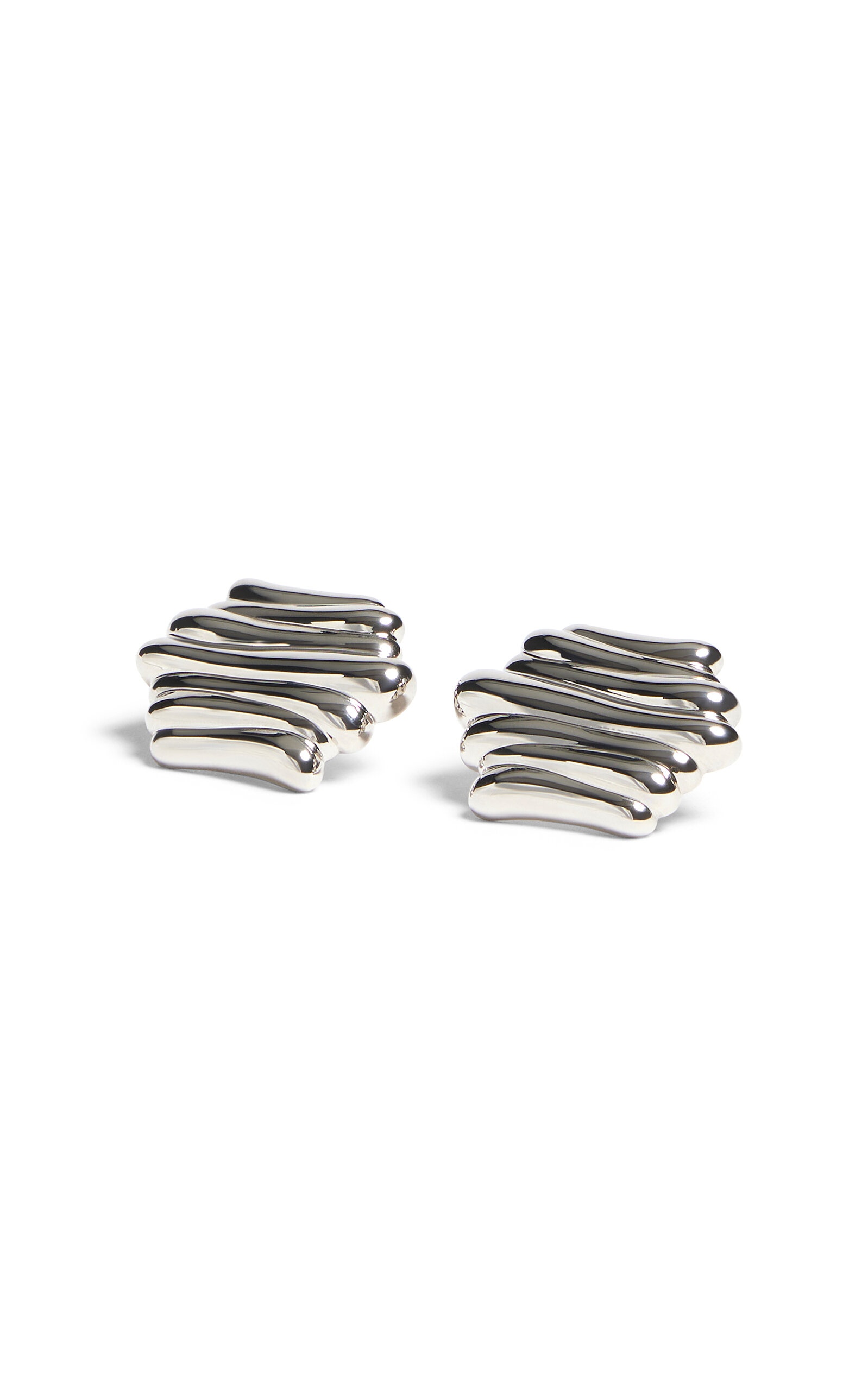 Crema Palladium Earrings silver - 1