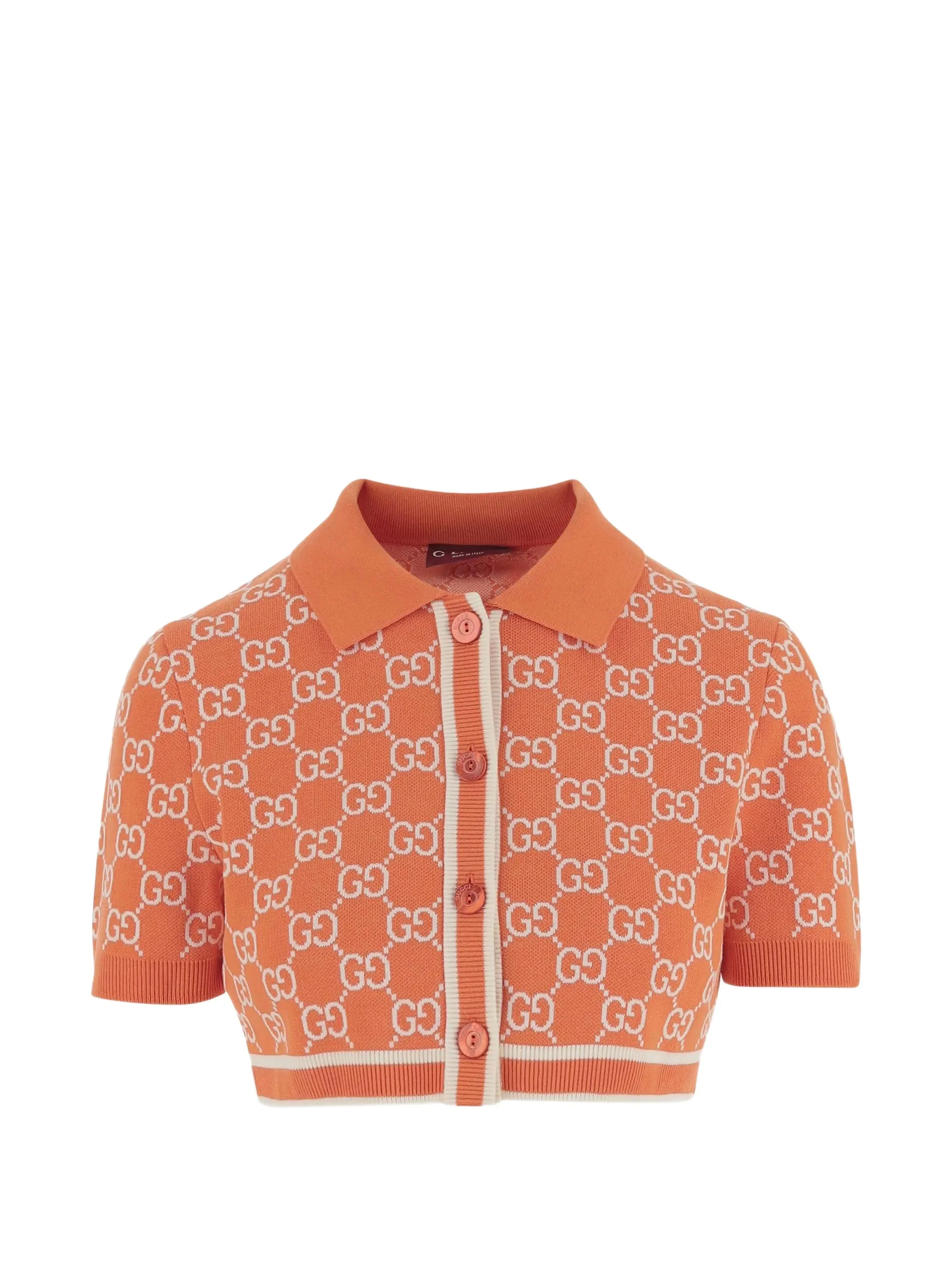 Gucci Patterned Collared Shirt - 1