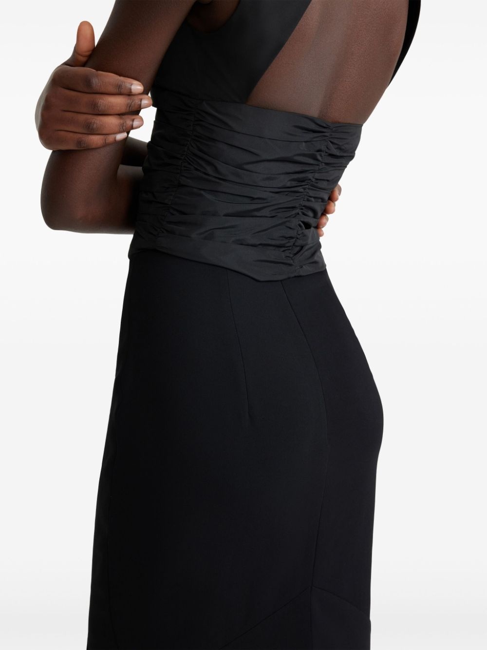 crepe maxi mermaid skirt - 5