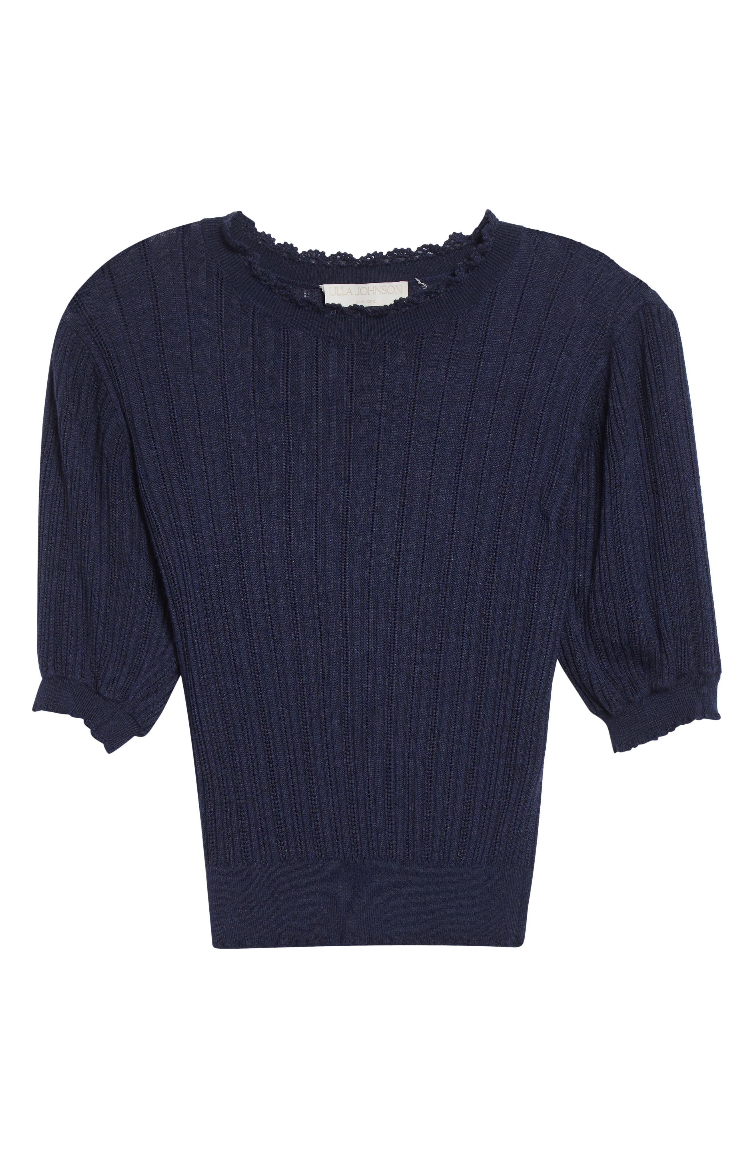 Ulla Johnson Gemma Rib Top in Midnight at Nordstrom - 6
