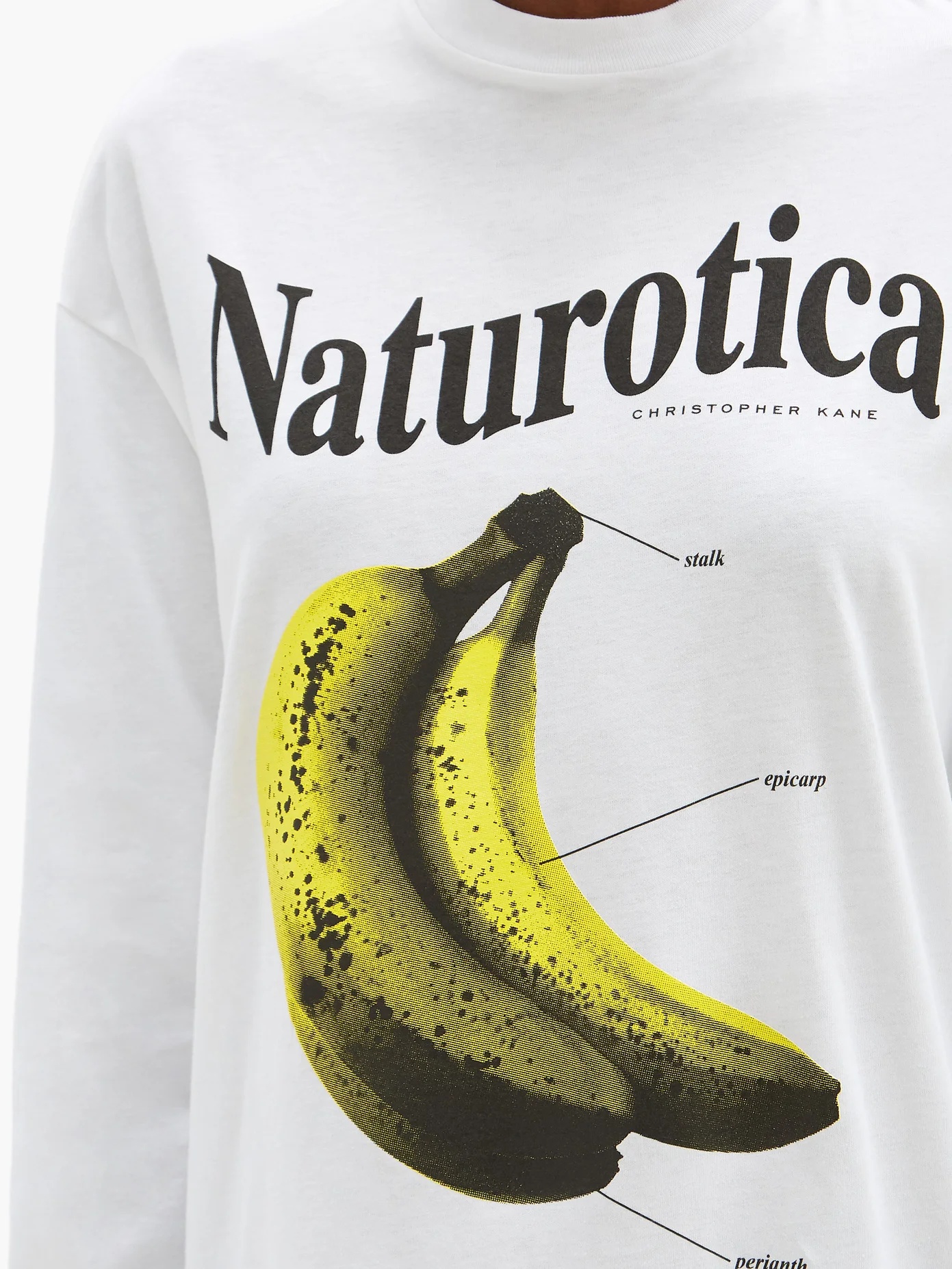 Naturotica-print sweatshirt dress - 3