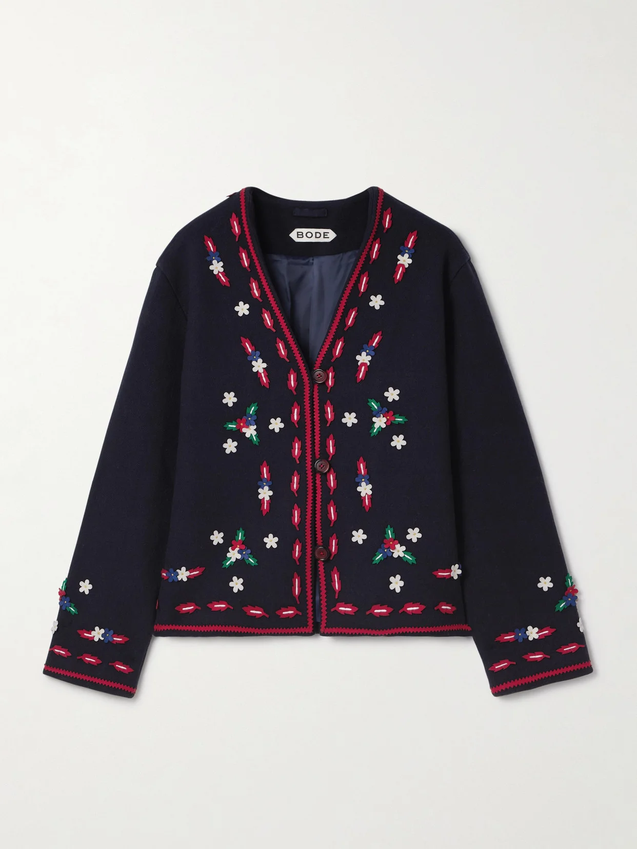 Carroll Appliquéd Wool Felt Jacket - 1