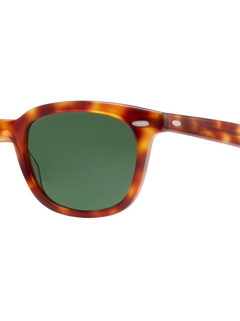 Men's Cecil 50MM Round Sunglasses - Tortoise Green 3