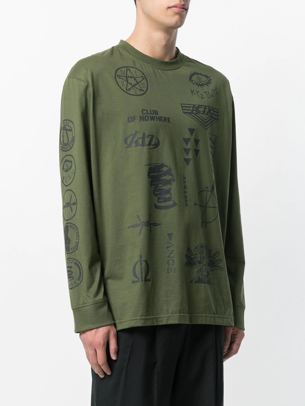 multi-stamp sweatshirt - 4