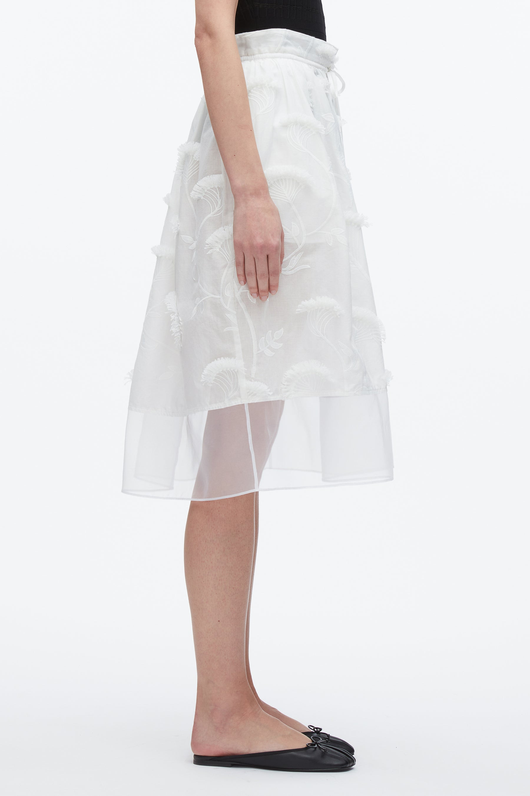 Fil Coupé Midi Skirt - 4