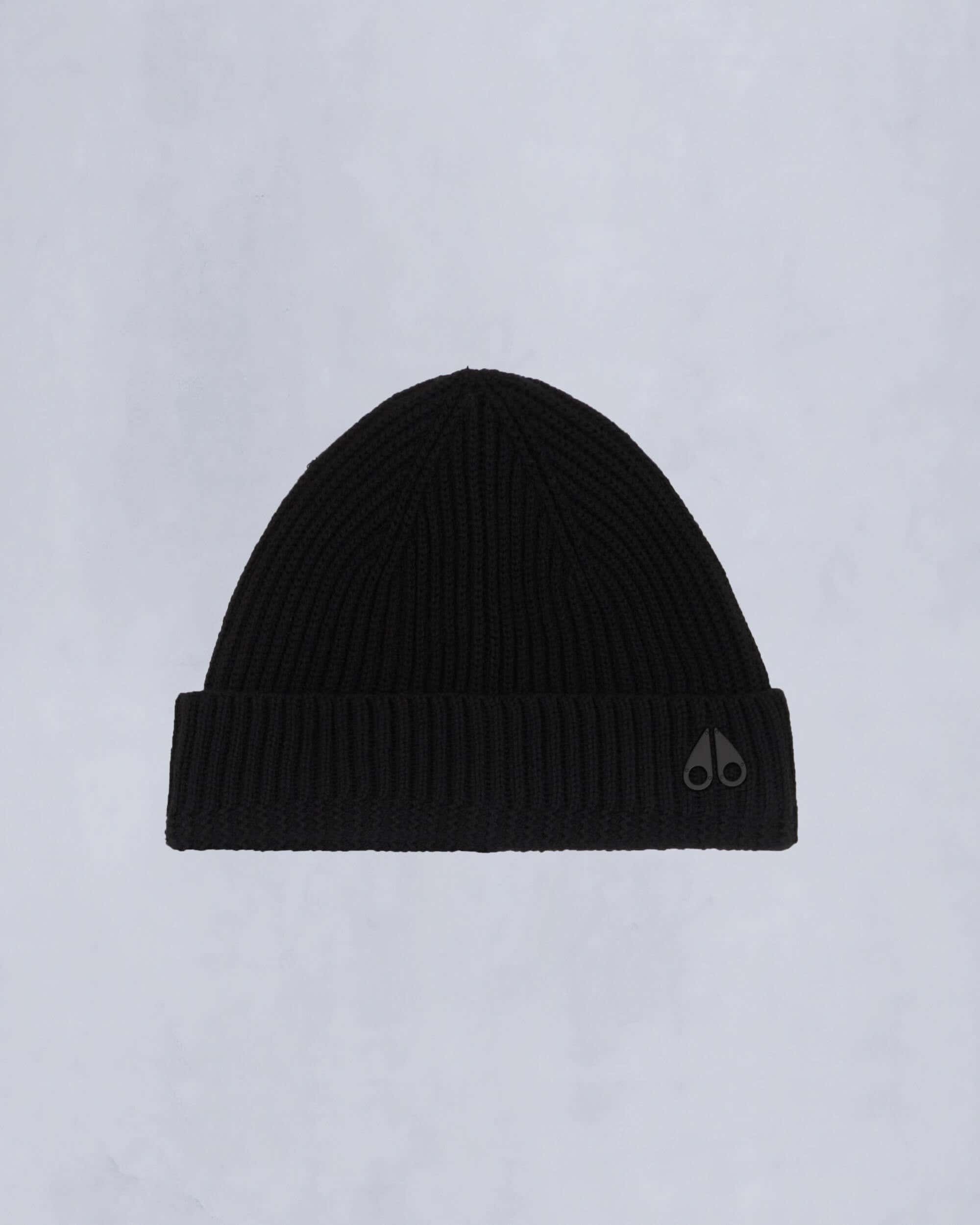 LOGO RIBBED BEANIE - 1