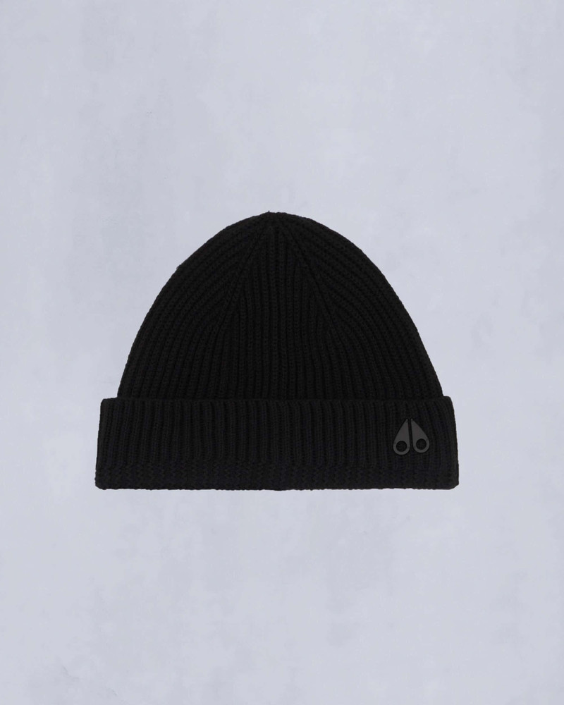 LOGO RIBBED BEANIE 1