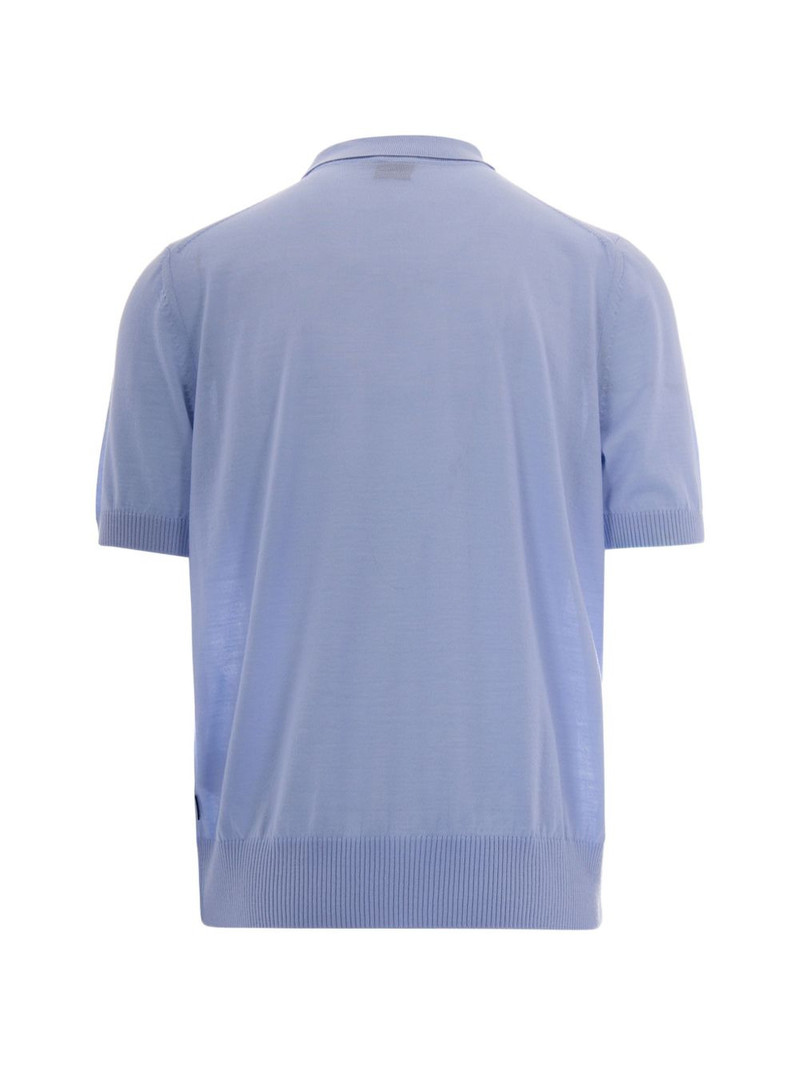 BOSS short-sleeved knitted polo shirt outlook