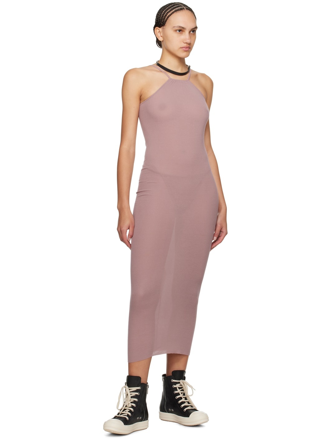 Pink Skorpio Midi Dress - 4