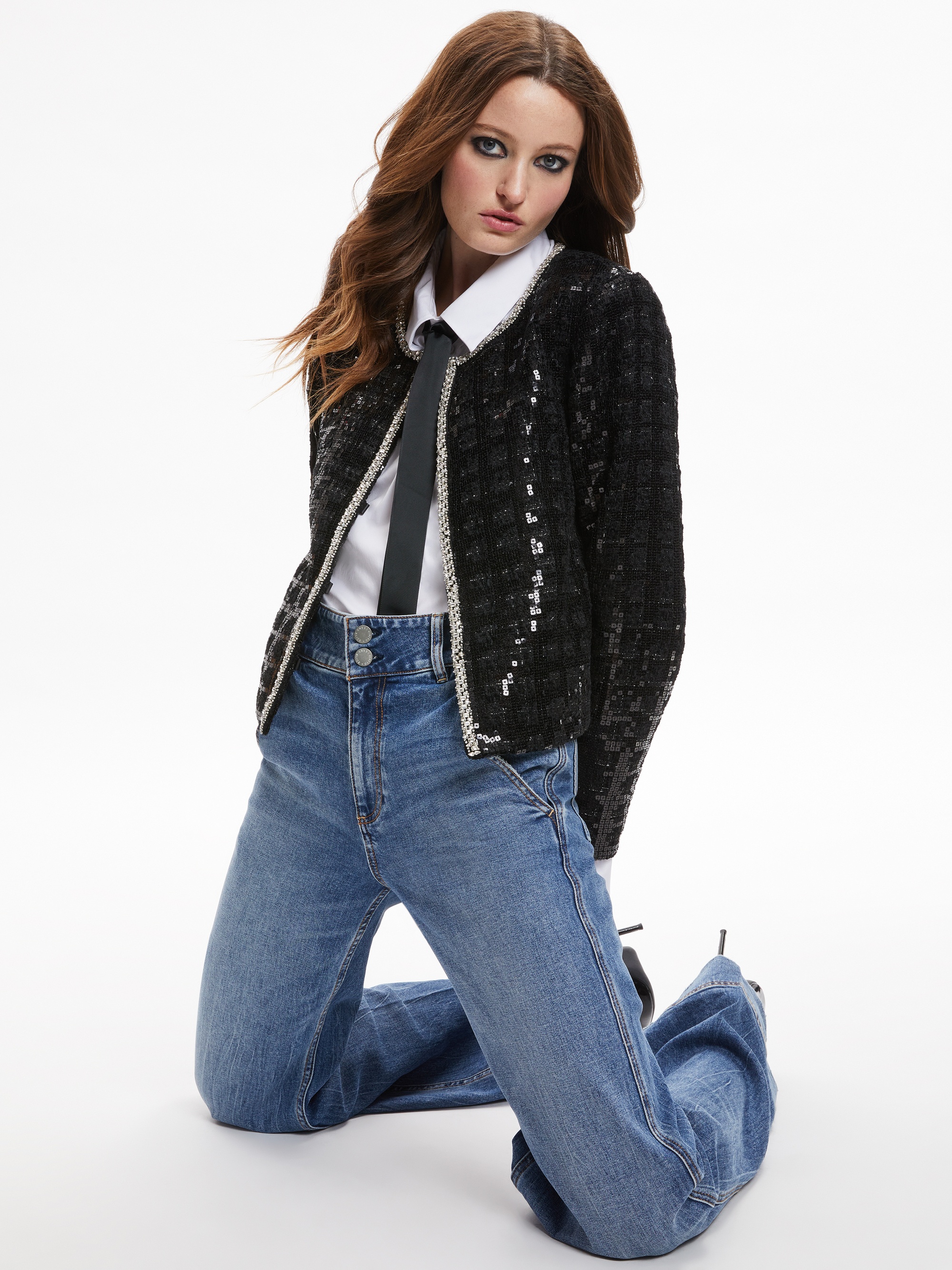 KIDMAN SEQUIN TWEED JACKET - 3