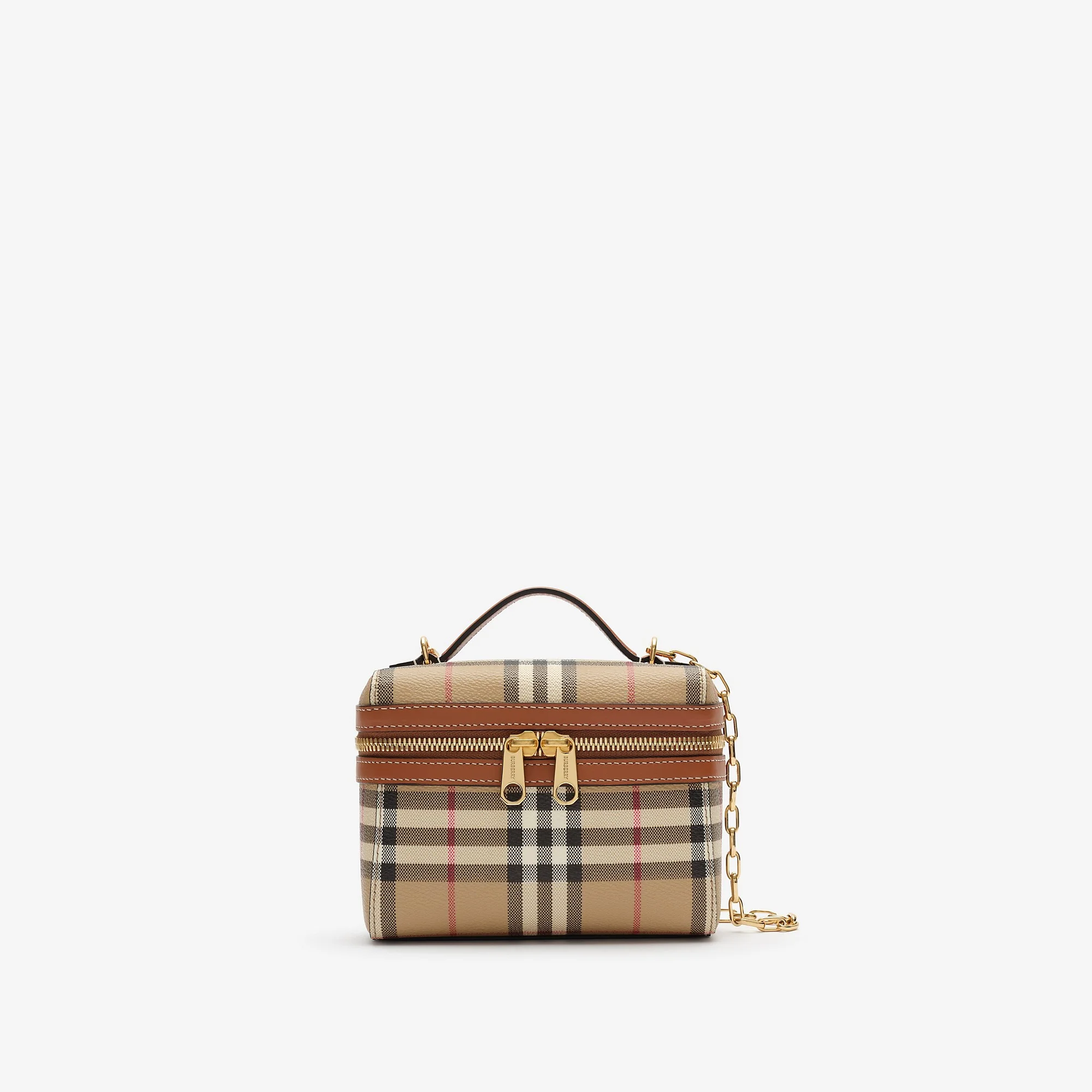 Mini Check Vanity Bag - 1