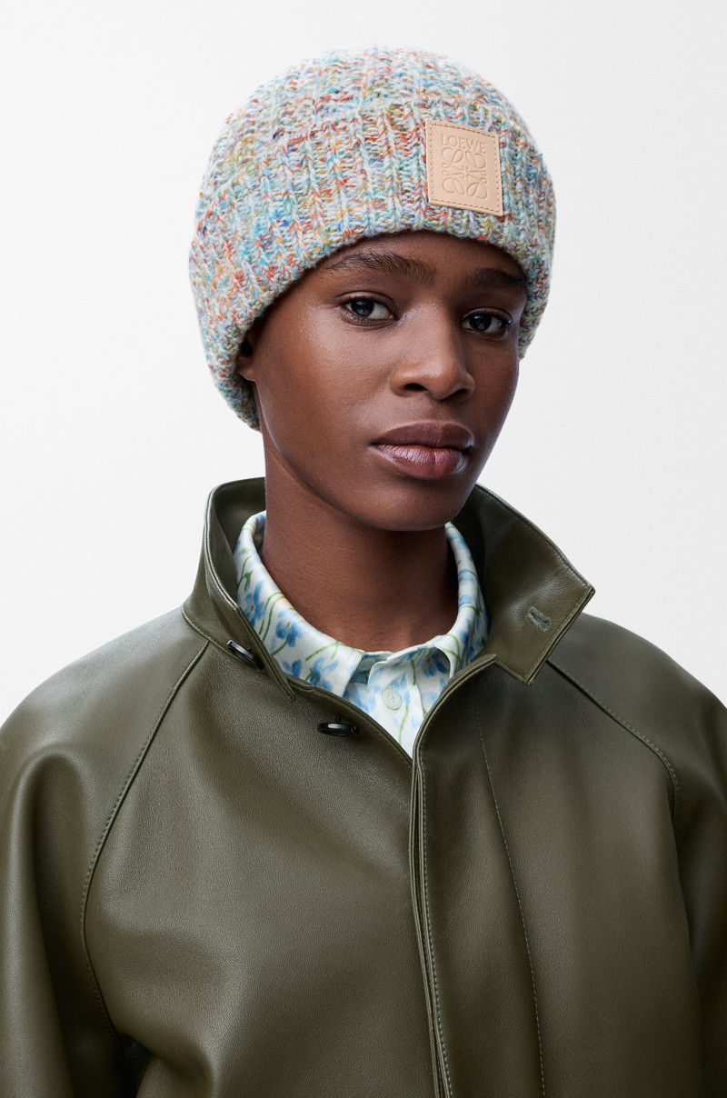 Loewe Beanie in wool and cashmere blend outlook