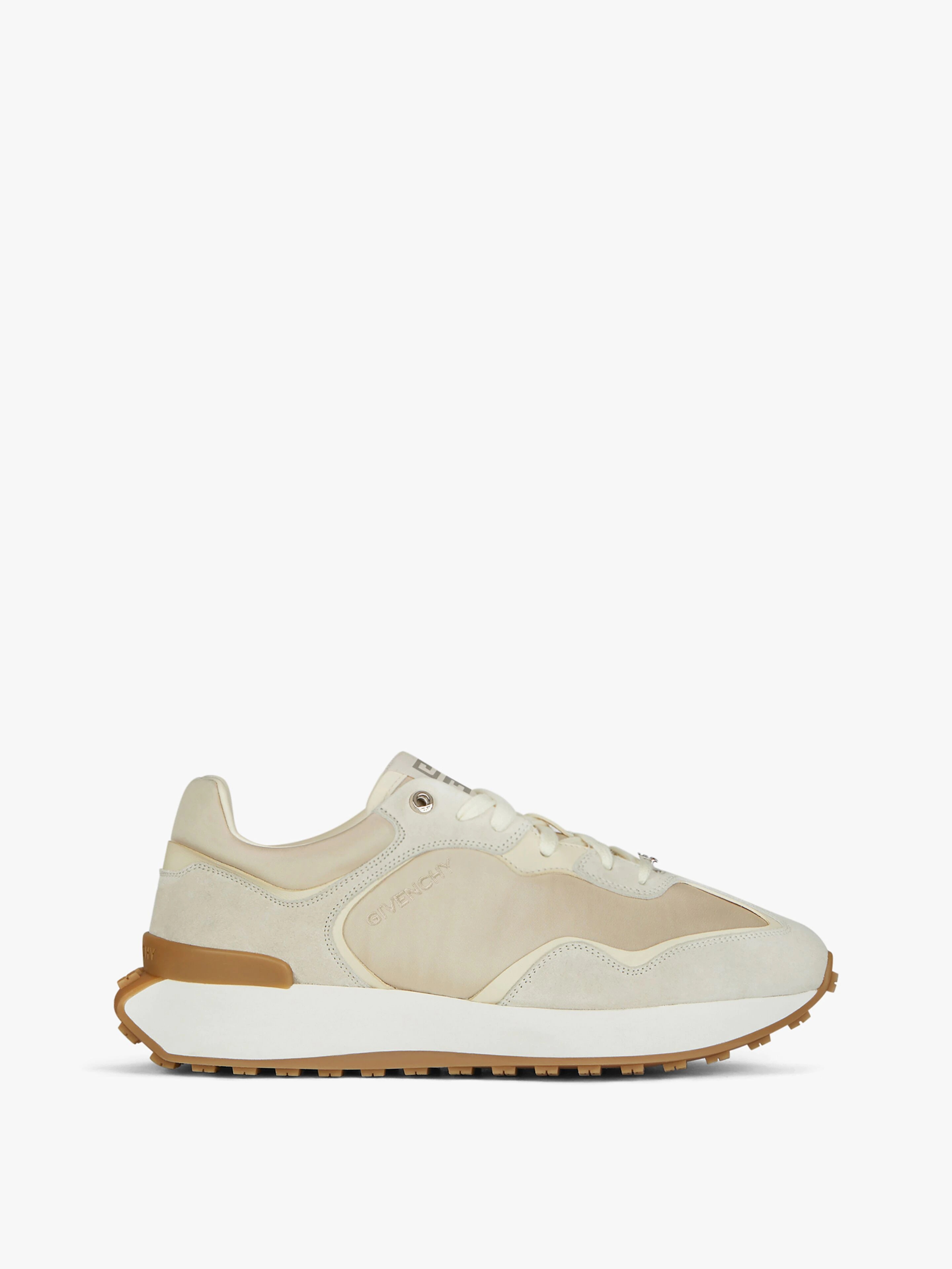 GIV RUNNER SNEAKERS IN SUEDE, LEATHER AND NYLON - 1