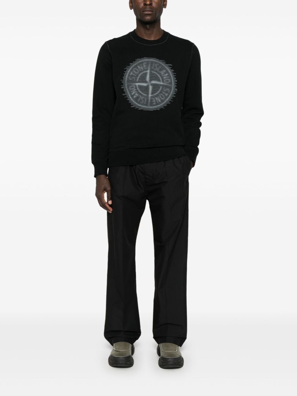 organic-cotton jersey sweatshirt - 2
