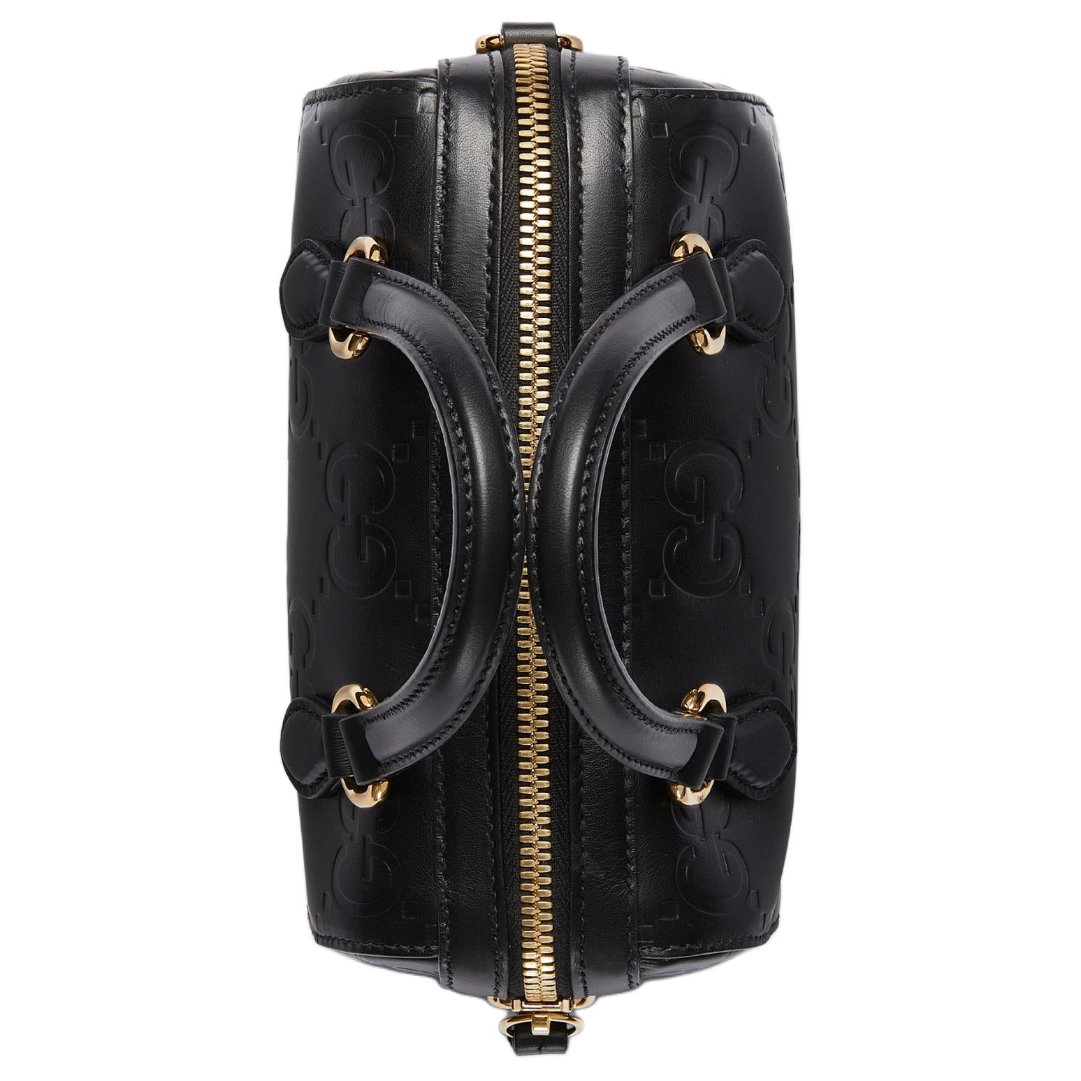 (WMNS) Gucci GG Super Mini Top Handle Bag 'Black' 790130-AADLO-1000 - 6