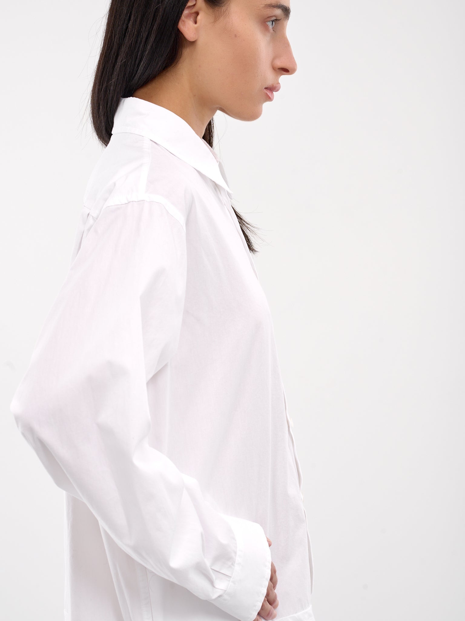 Poplin Shirt Dress - 4