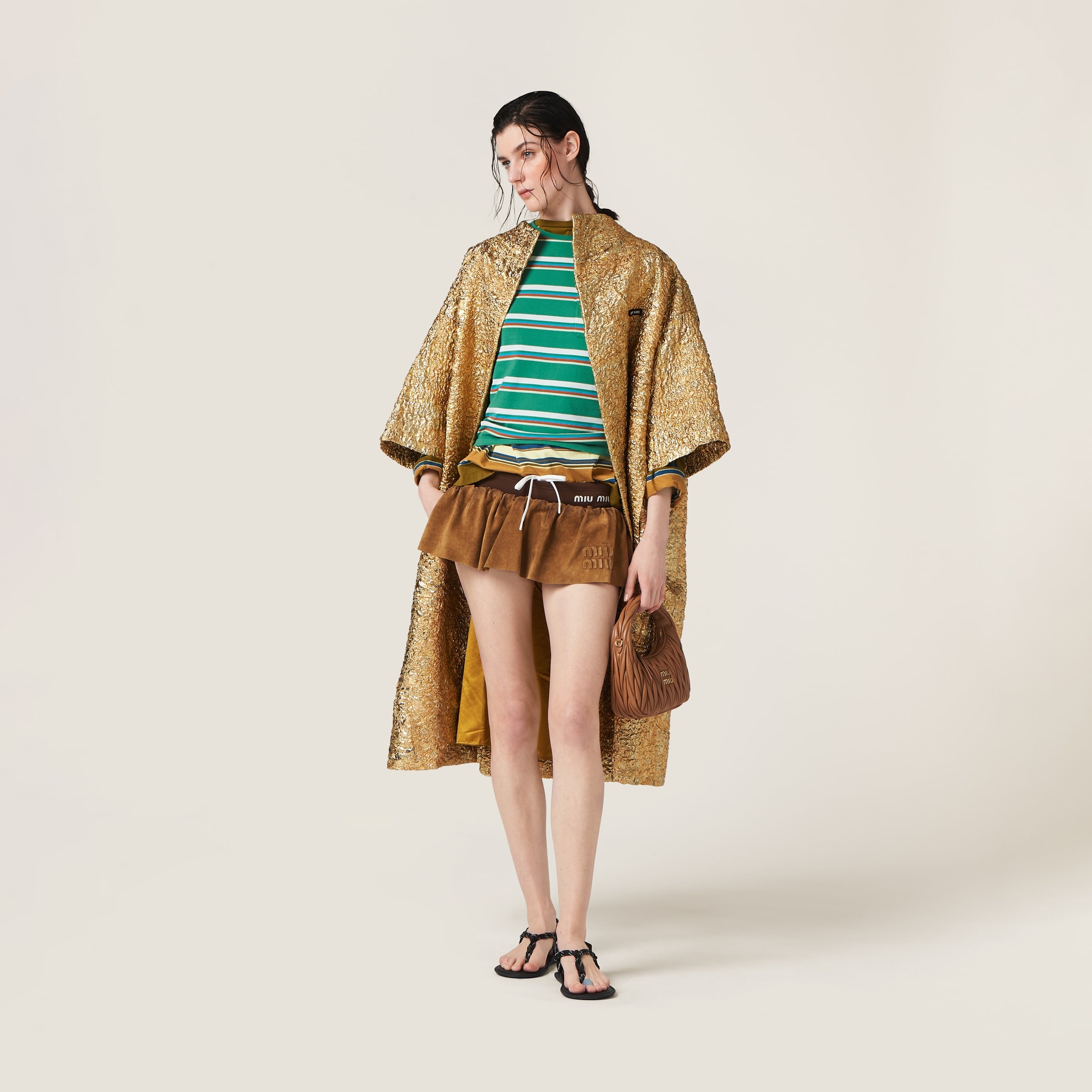 【日本入手困難】ミュウミュウ Nappa leather skirt スカート Miu Miu Nappa leather skirt | REVERSIBLE
