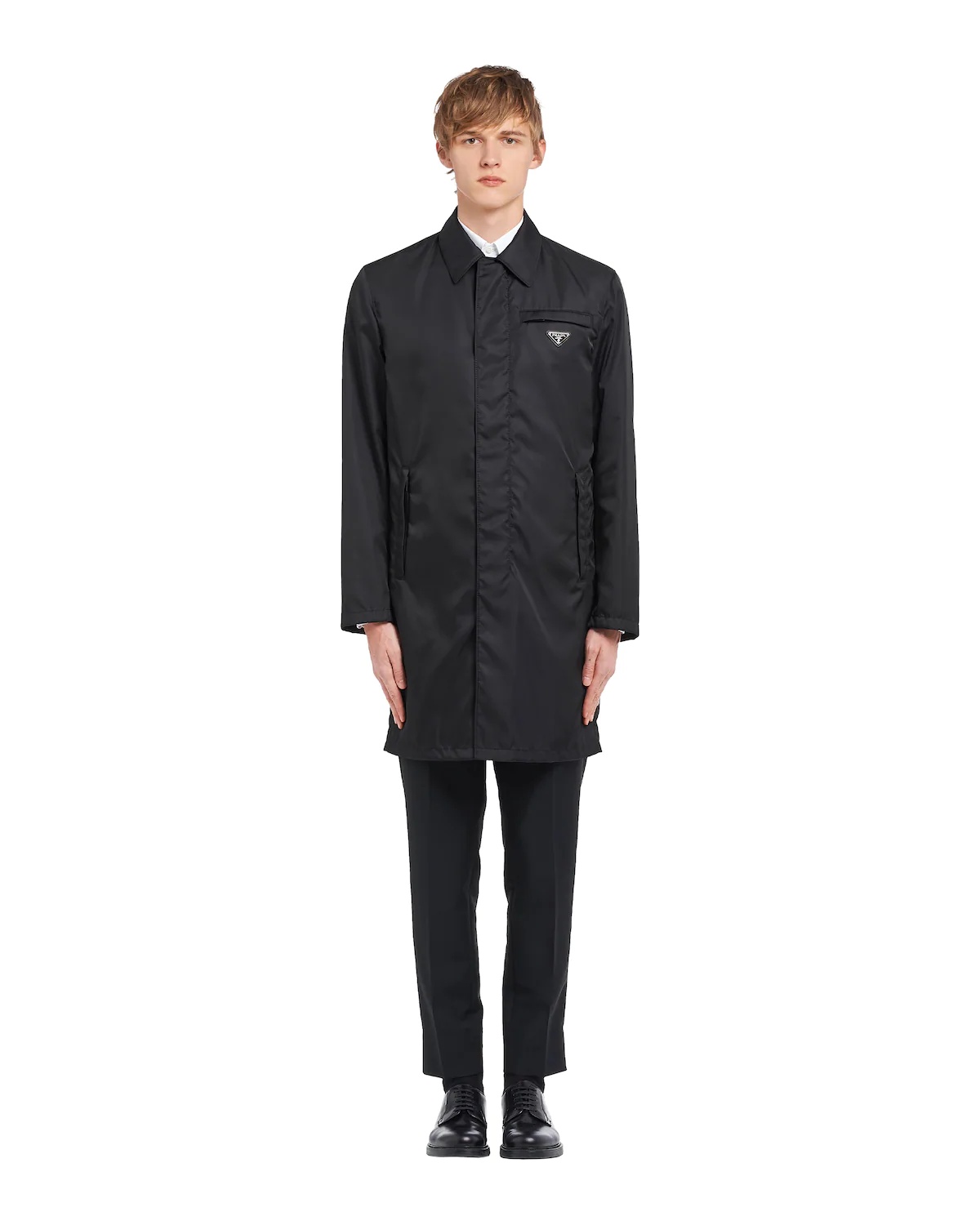 Nylon gabardine raincoat - 2