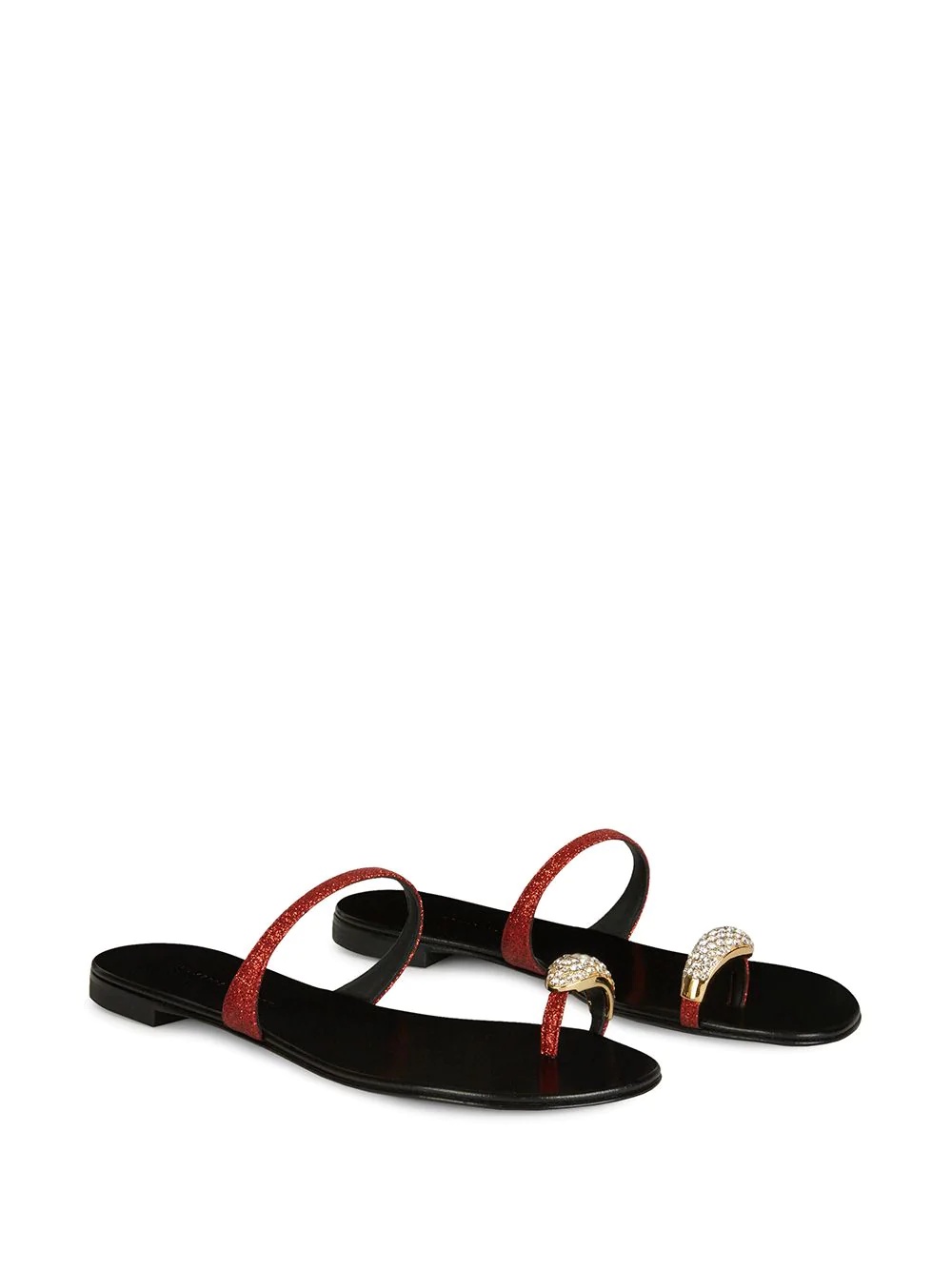Ring toe-strap sandals - 4