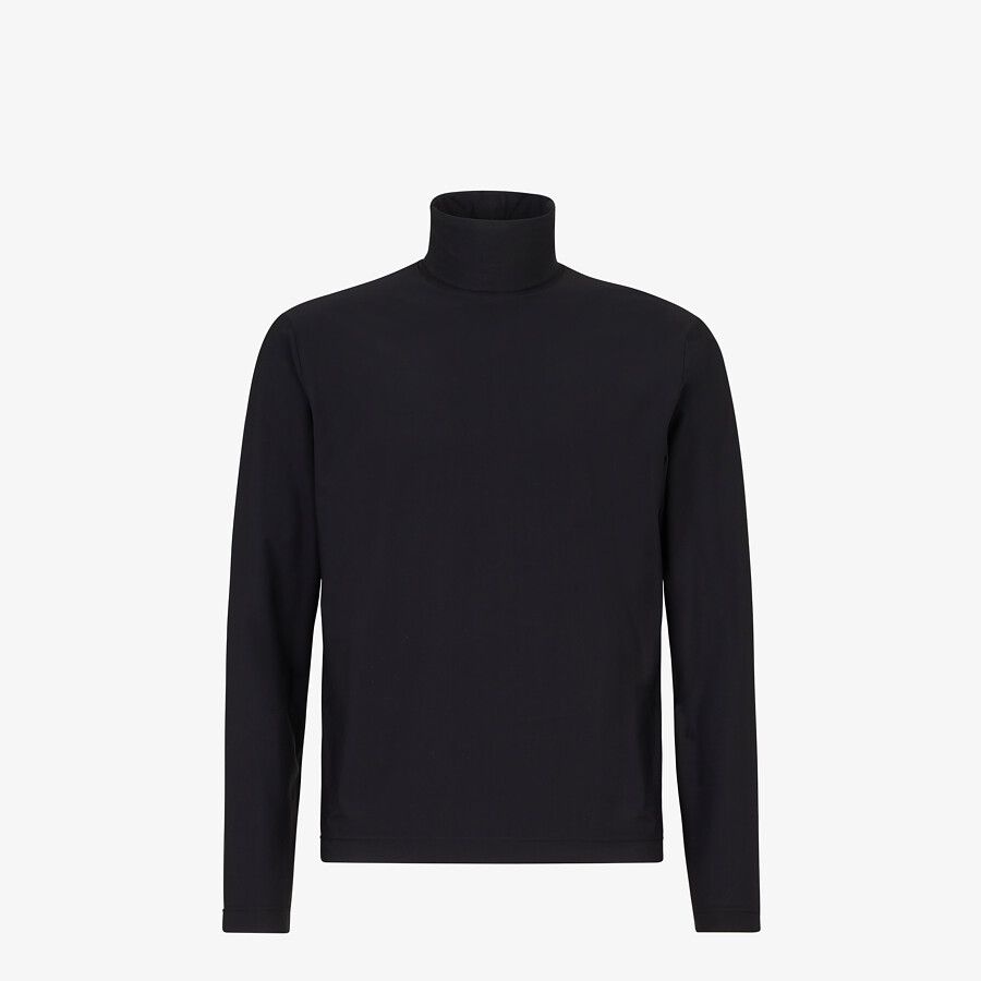 Black jersey jumper - 1