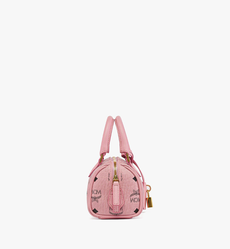 MCM Ella Boston Bag in Visetos outlook