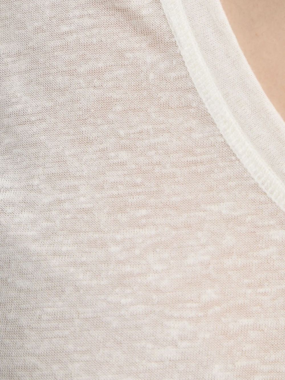 scoop-neck long-sleeve top - 4