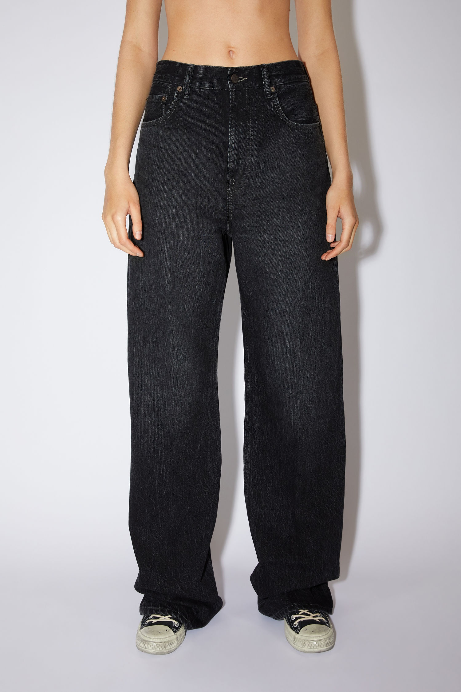 Loose bootcut jeans - Black - 2