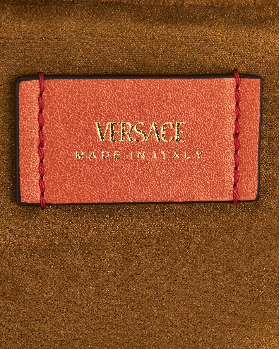 Mini Shoulder Bag in Papaya-versace Gold - 7
