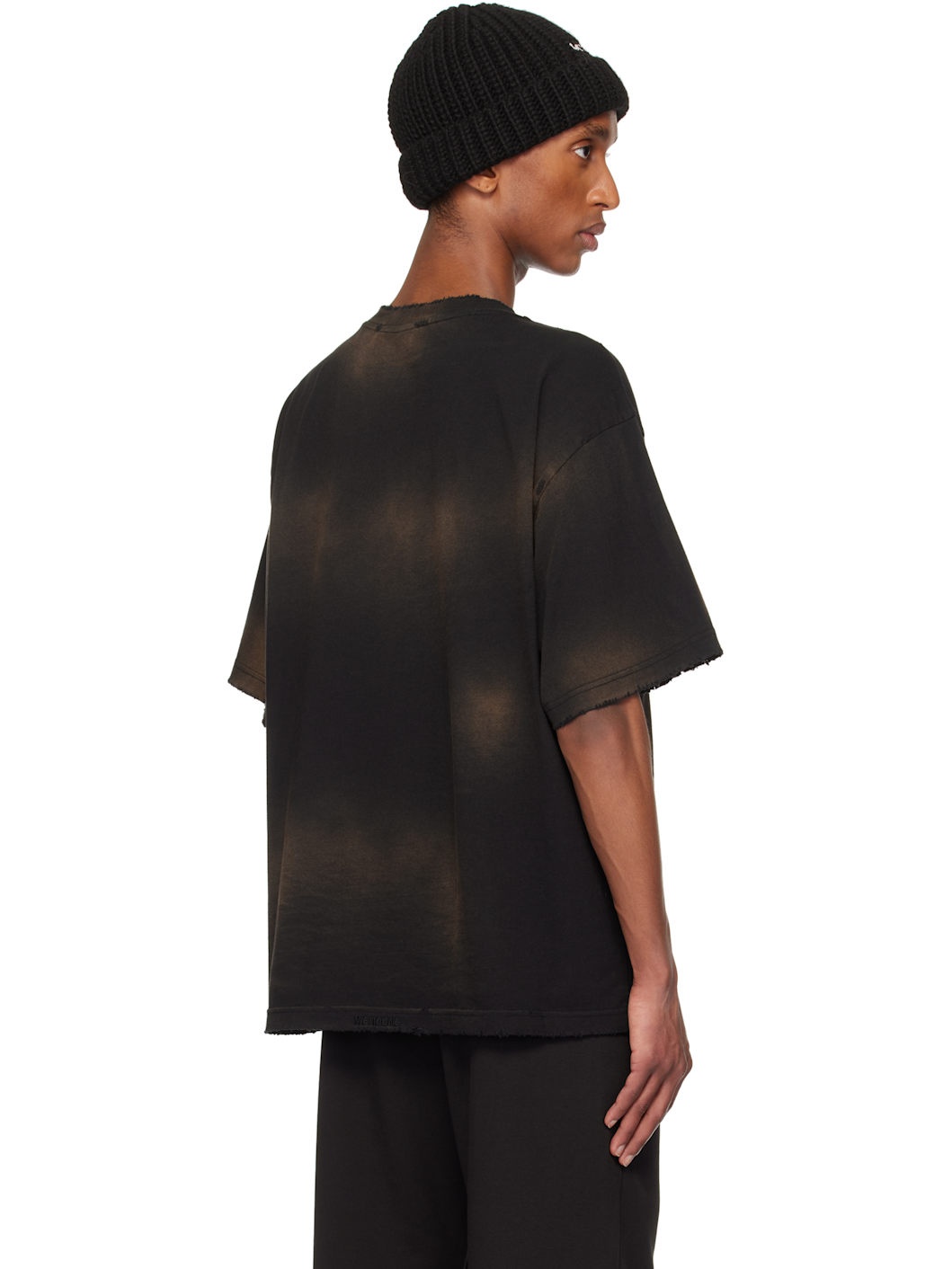 Black Standard Logo Washed T-shirt - 3