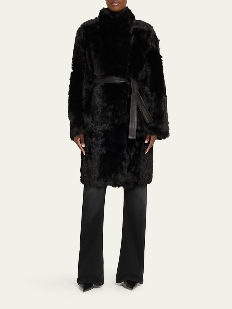 Yves Salomon Toscana Shearling Lamb Coat outlook