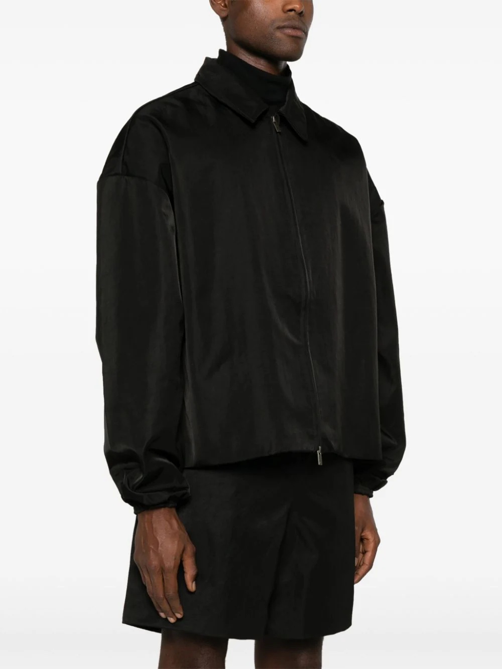 FEAR OF GOD ESSENTIALS - Men Textured Nylon Trucker Jacket - 2