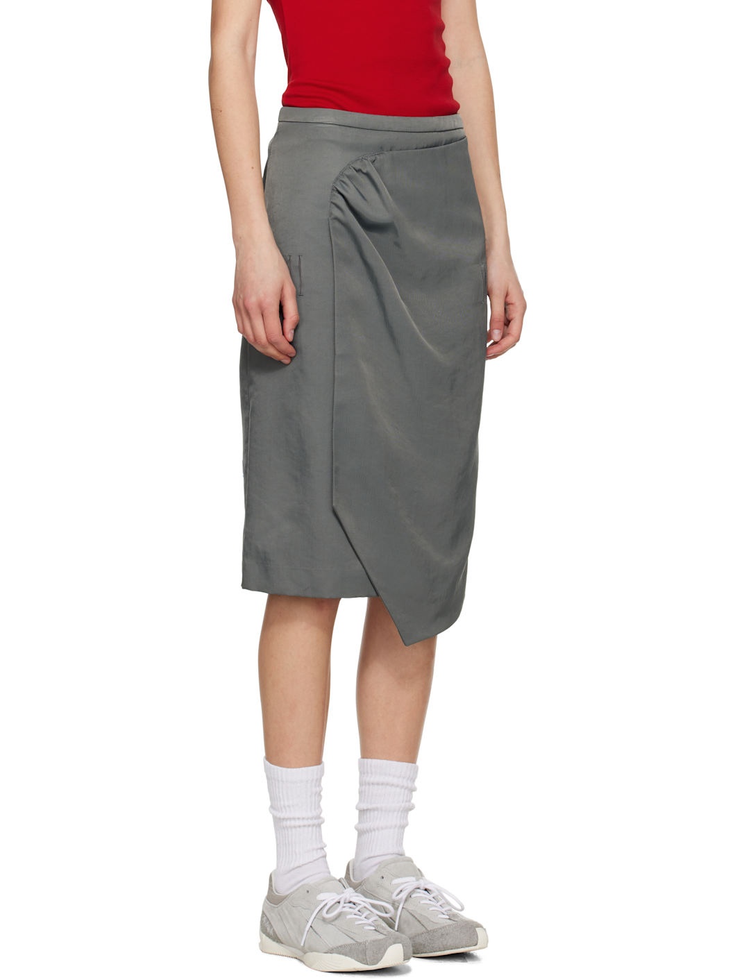 Gray Product. 67 Midi Skirt - 2