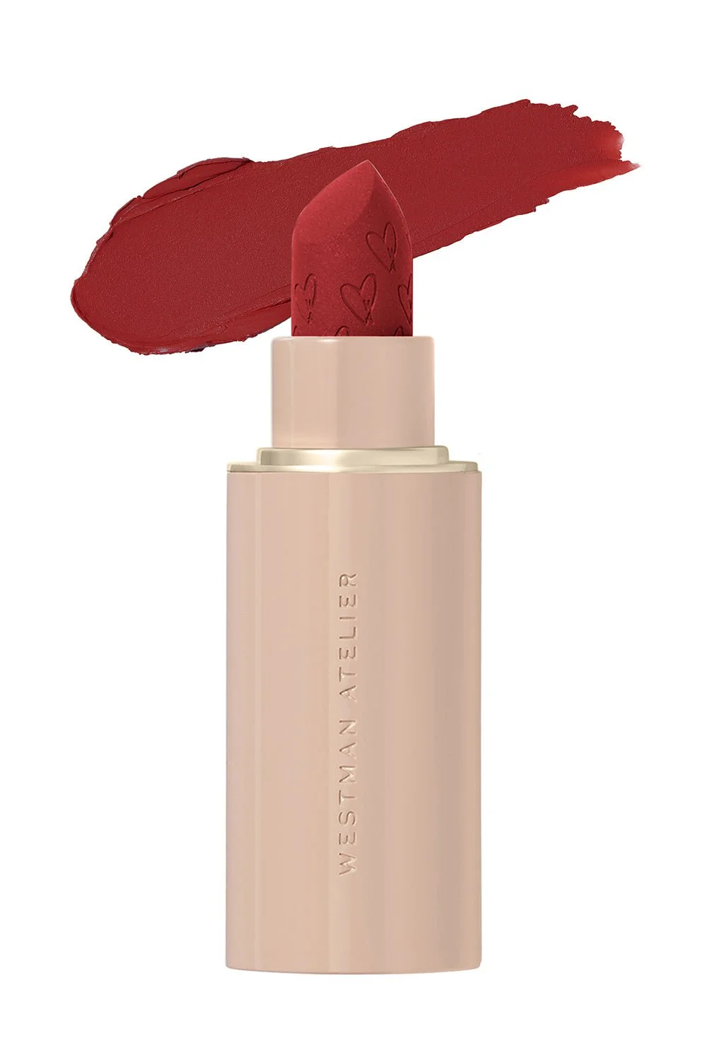 Lip Suede Matte Lipstick - Mia Biche Spanish Red - 1