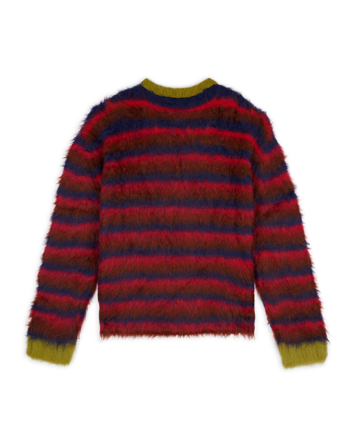 Stripe Boxy Knit Sweater - Brown Multi - 2