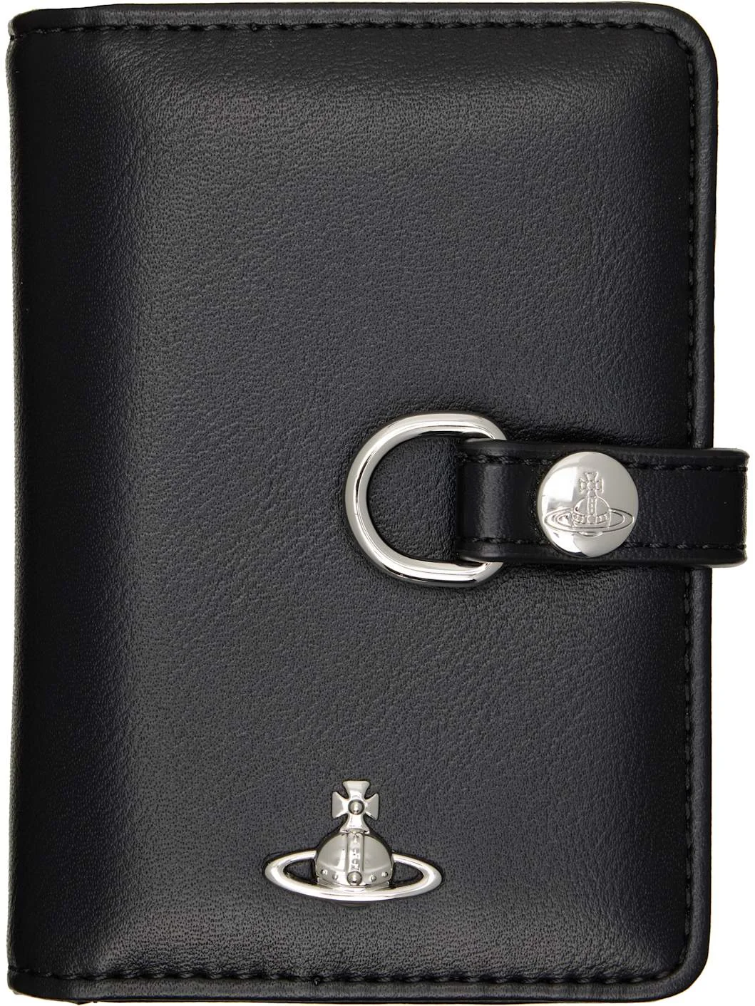 Black Vertical Flap Card Holder - 1