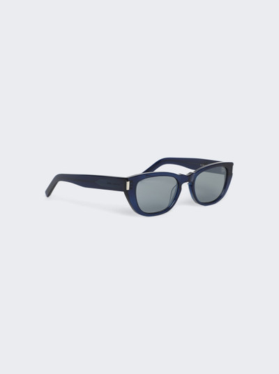 SAINT LAURENT Cat-eye Sunglasses Blue outlook