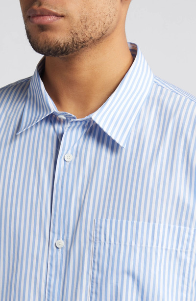FRAME Stripe Relaxed Fit Button-Up Shirt outlook